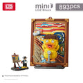 Cute Painting Frame Micro Building Block Set