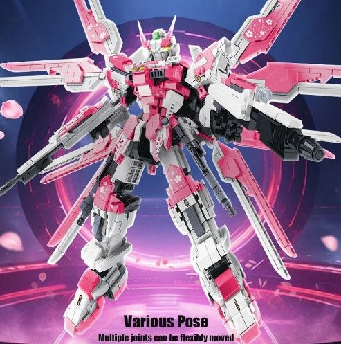 Sakura Freedom Mecha Robot Building Kit – Anime Combat Robot Display