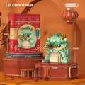 Cute Ancient Myth Dragon Micro Building Block Set