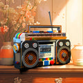 Retro Home Appliance Pixel Art Building Block Kit – Nostalgic Mini Display Set