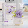 Floral Mini Calendar Micro Building Block Set