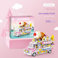 Food Snacks Truck Building Block Set