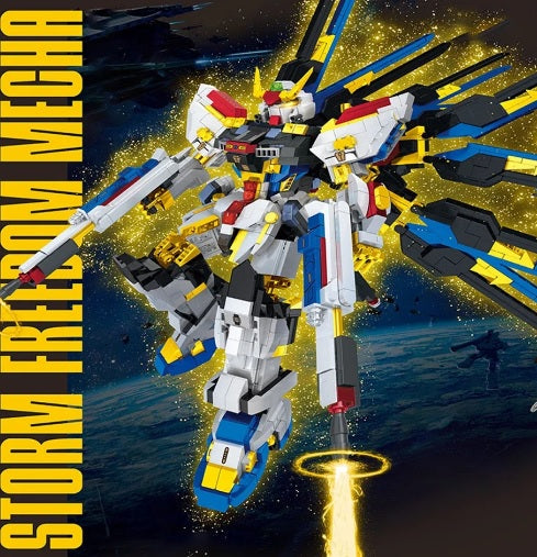 Storm Freedom Mecha Robot Building Kit – Large Scale Combat Robot Display