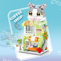 Mini Animal Rooftop Street Shop Micro Building Block Set
