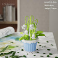 Flower Potted Plant Building Block Kit – Botanical Garden Micro Build Display Set