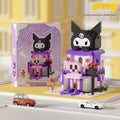 Cute Cartoon Mini Shop Building Block Kit – Candy Café Street Scene Set for Kids