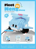 Fleet Meng Animal Vehicle Micro Building Block Set