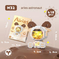 Mini LED Zodiac Astronaut Building Block Set
