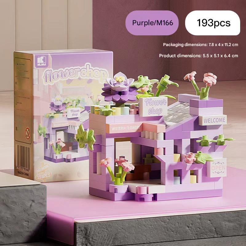 Flower Shop Street Scene Building Kit – Micro Scale Boutique Storefront