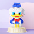 Cute Mouse And Duck Cartoon Micro Building Block Set