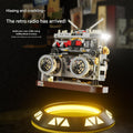 Retro Radio Building Block Model Set