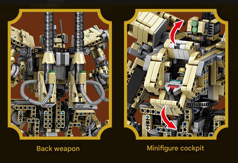Mammoth Mecha Building Kit – Large Scale Engineering Robot Display