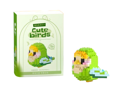 Pixel Bird Building Kit – Micro Bird Display with Movable Wings
