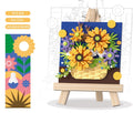3D Floral Bouquet Display Building Block Kit – Flower Painting Exhibition Set