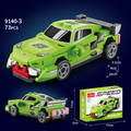 Urban Off-Road 4x4 Building Block Kit – Rugged All-Terrain Vehicle Display Set