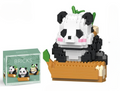 Mini Cute Panda Building Block Set