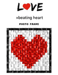 Pixel Love Heart Art Frame Micro Building Block Set
