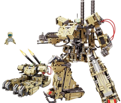 Mammoth Heavy Engineering Mecha Transforming Building Block Set