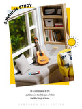 1:32 Handmade Mini Sunshine Study DIY Cabin Building Blocks Model Kit