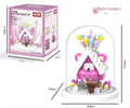 Balloon Dream Castle Glass Dome Micro Building Block Set