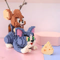 Cat And Mouse Cartoon Micro Building Block Set