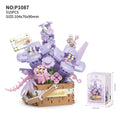 Floral Basket Building Block Set