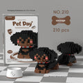 Pet Day Cute Animal Micro Building Block Set