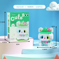 Cute Zoo Animal Micro Building Block Set