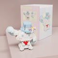 Cinnamon Cute Puppy Building Block Model Set