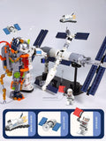 Astronaut & Space Rocket Building Block Kit – 1,000+ Piece Aerospace Display Set