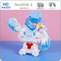 Cinnamon Cute Puppy Building Block Model Set
