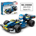 Mini Racing Car Building Block Set