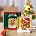 Christmas Mini Pixel Art Building Block Kit – Festive Holiday Display Set