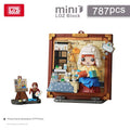 Cute Painting Frame Micro Building Block Set