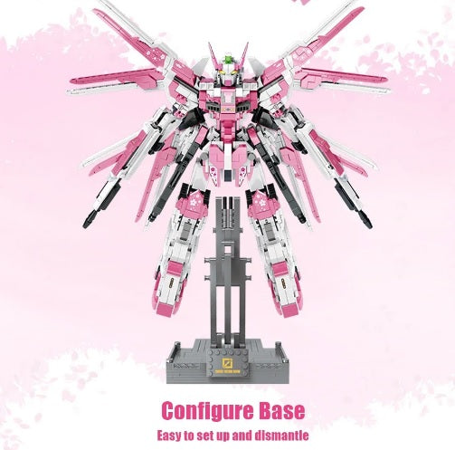 Sakura Freedom Mecha Robot Building Kit – Anime Combat Robot Display
