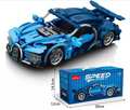 1:18 Scale Pull-Back Sports Car Building Block Kit – Supercar Micro Build Set