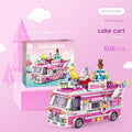 Food Snacks Truck Building Block Set