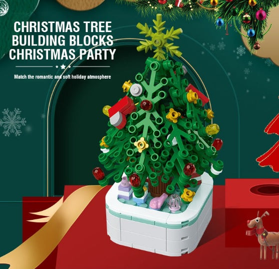 Christmas Tree Photo Frame Building Kit – Festive Holiday Decoration
