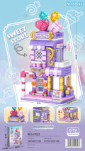 Mini Creative Street Shop Micro Building Block Set