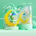 Cute Cartoon Animal Moon Display Micro Building Block Set