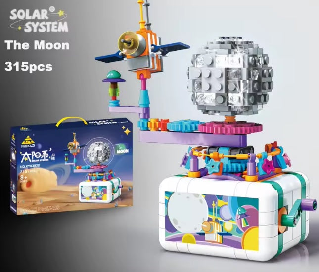 Solar System Building Kit – Rotating Planet Light Display