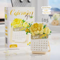 Floral Mini Calendar Micro Building Block Set