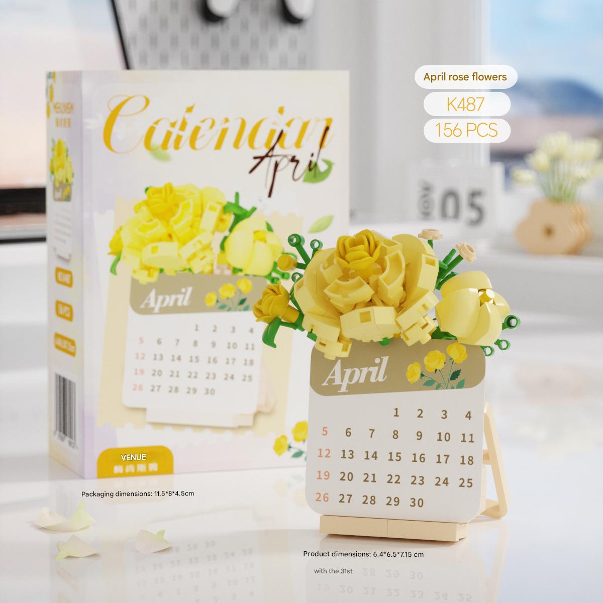 Floral Calendar Building Kit – Perpetual Flower Micro Build Set