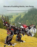 Mecha Tyrannosaurus Dominator Transforming Building Block Set