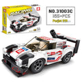 Mini Racing Car Micro Building Block Set