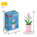 Florist Flower Pot Micro Building Block Set