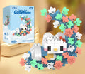 Cute Animal Floral Wreath Building Block Set