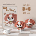 Pet Day Cute Animal Micro Building Block Set