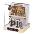 DIY Mini Wooden Dollhouse Kit Cute Room with LED Light