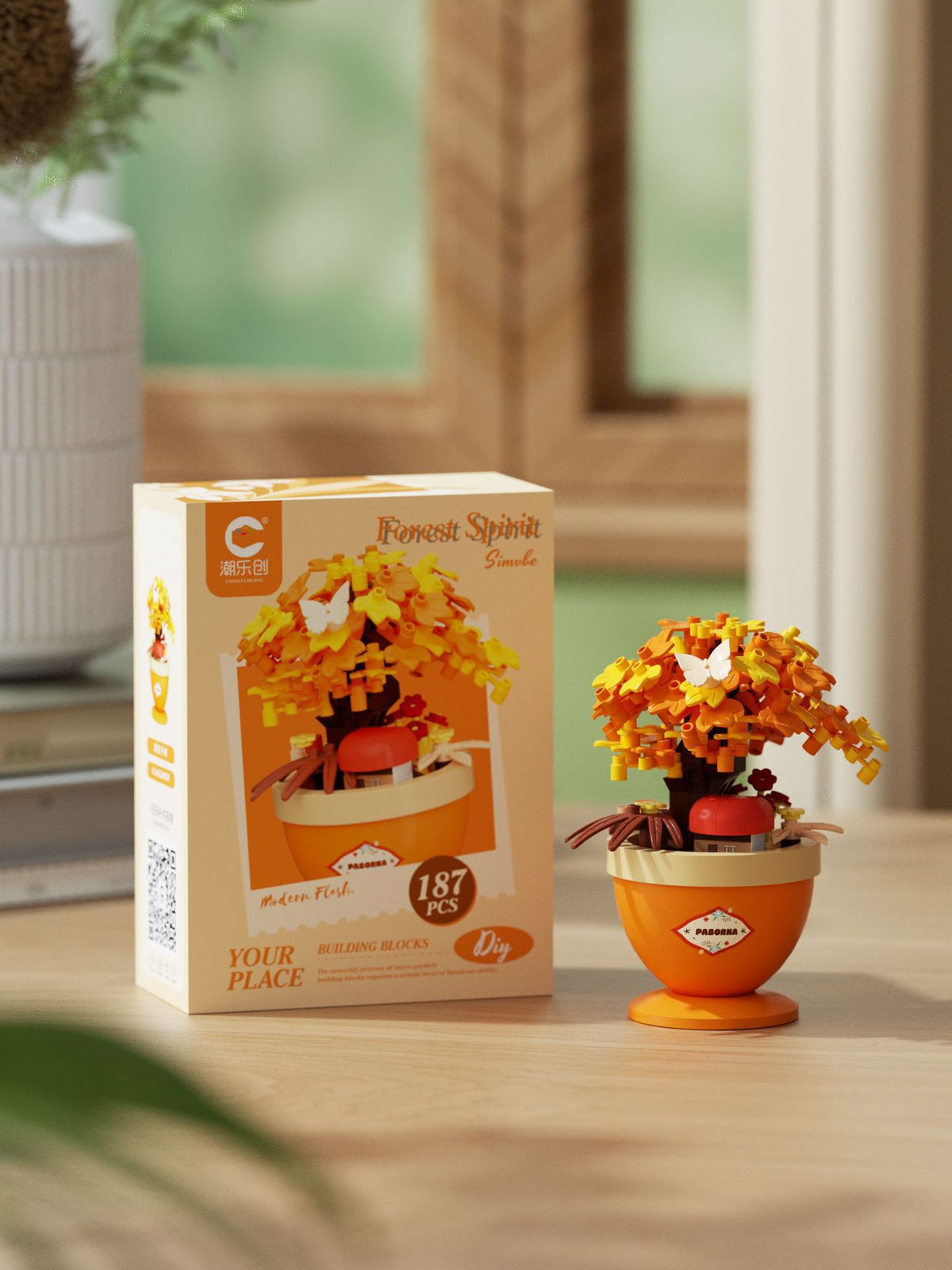 Garden Cottage Building Kit – Flower Pot Tree House Micro Build